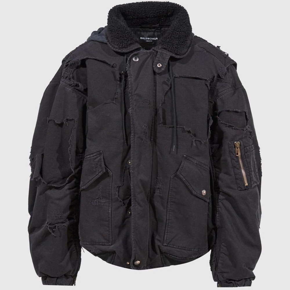 Balenciaga Destroyed Bomber Jacket
Size 1